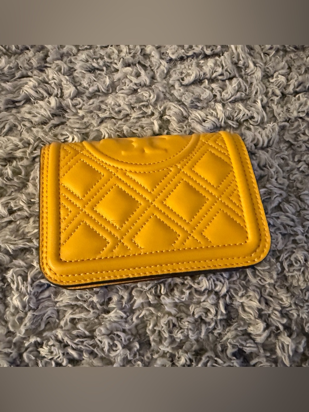 Quilted Yellow Women's Wallet - Designer-Style Card Holder